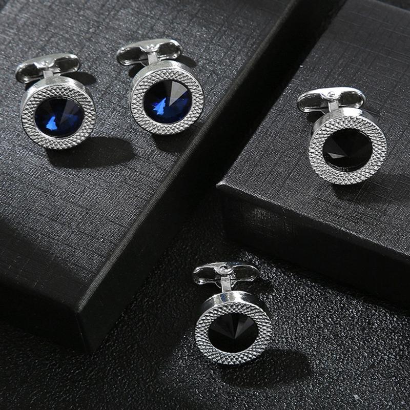 Alloy Cufflinks Classic Tuxedo Shirt Cufflinks and Shirt Accessories Unique Business Groom Wedding Jewelry Men Gifts