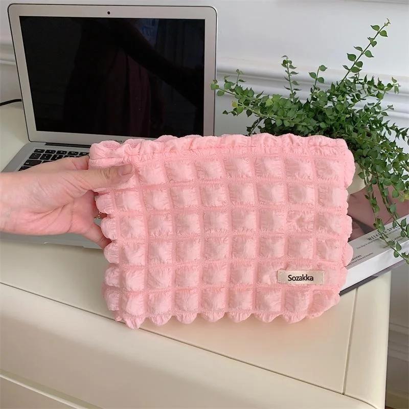 Bubble Cloud Portable Large Capacity Cute Makeup Bag Cosmetic Brush Storage Travel Outgoing Toilet Bags Girl Multifu Storages LS