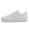 Comfortable Low Top Lace Up Men Breathable Thick Sole White Casual Board Shoes