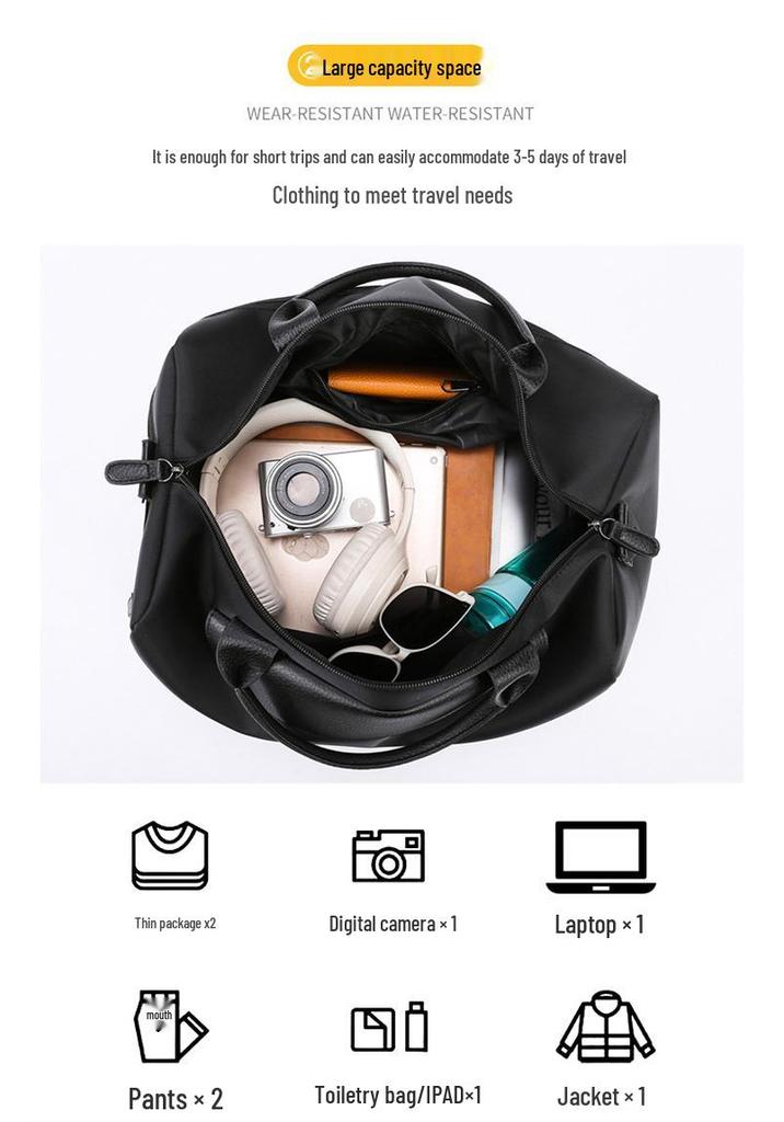 Waterproof Travel Bag, Dry-Wet Separation, Large Capacity for Men & Women, Lightweight for Sports & Business Trips