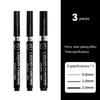 6/1pcs Chrome Pen Marker Reflective Mirror Electroplating Paint Repair Marker For Rock Ceramic Glass 0.8/1/2mm Nib Art Craftwork