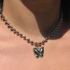 Gothic Eagle Moth Necklace - Butterfly Jewelry