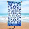 2026 Ultra-Fine Fiber Beach Towel Printed Surf Towel Water Absorption