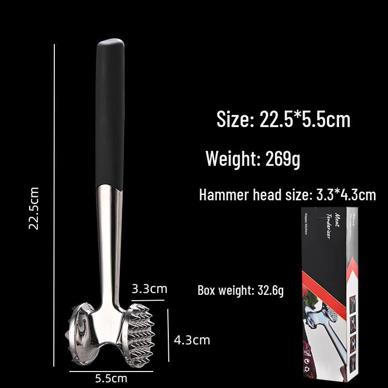 MUTTI Solid Zinc Alloy Meat Tenderizer Hammer