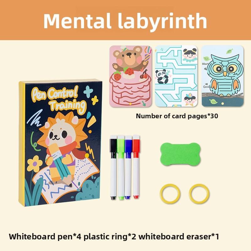 

Preschool Exercise Handwriting Book Animal Designs Fine Motor Skill Development Lion