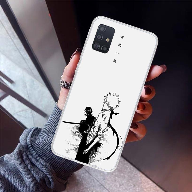 

Bleach Japanese Anime Phone Case For Samsung Galaxy A52 A51 A50S A32 A22 A12 A02S A72 A71 A31 A70 A30S Note 20 Ultra 10 Plus S10 Samsung A50
