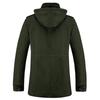 Men Jacket Winter Hooded Jacket Plus Velvet Thick Warm Coat Long Slim Parka  Retro Coat