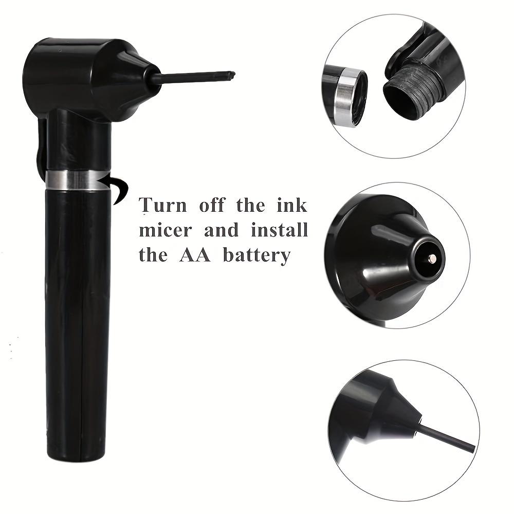 Tattoo Pigment Makeup Electric Ink Mixer With 5pcs Mixing Sticks Set Eyebrow Color Supply Tool Convenient Agitator Machine