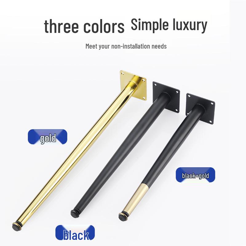 Adjustable Metal Furniture Legs for Cabinets, Sofas, TV Stands, and Tables