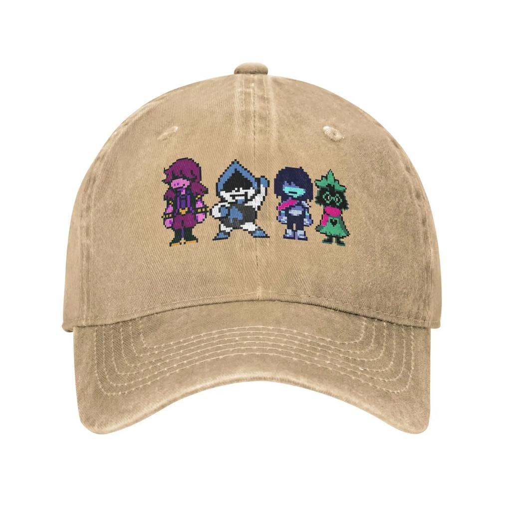 DELTARUNE SUZIE LANCER Headwear Baseball Cap Men Women Daily Hats Cap Adjustable Sun Cap