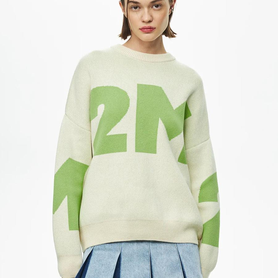 

Женские осенне-зимние свободные объемные свитера повседневные трикотажные пуловеры топы с длинным рукавом и круглым вырезом легкие цветные свитера наряды для женщин L светло-зеленый