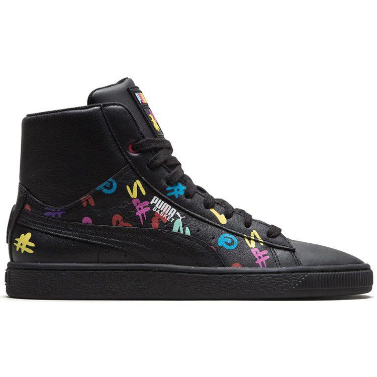 Puma Bt X PUMA Scarpe Casual da Skateboard Basket Nere 369733-01