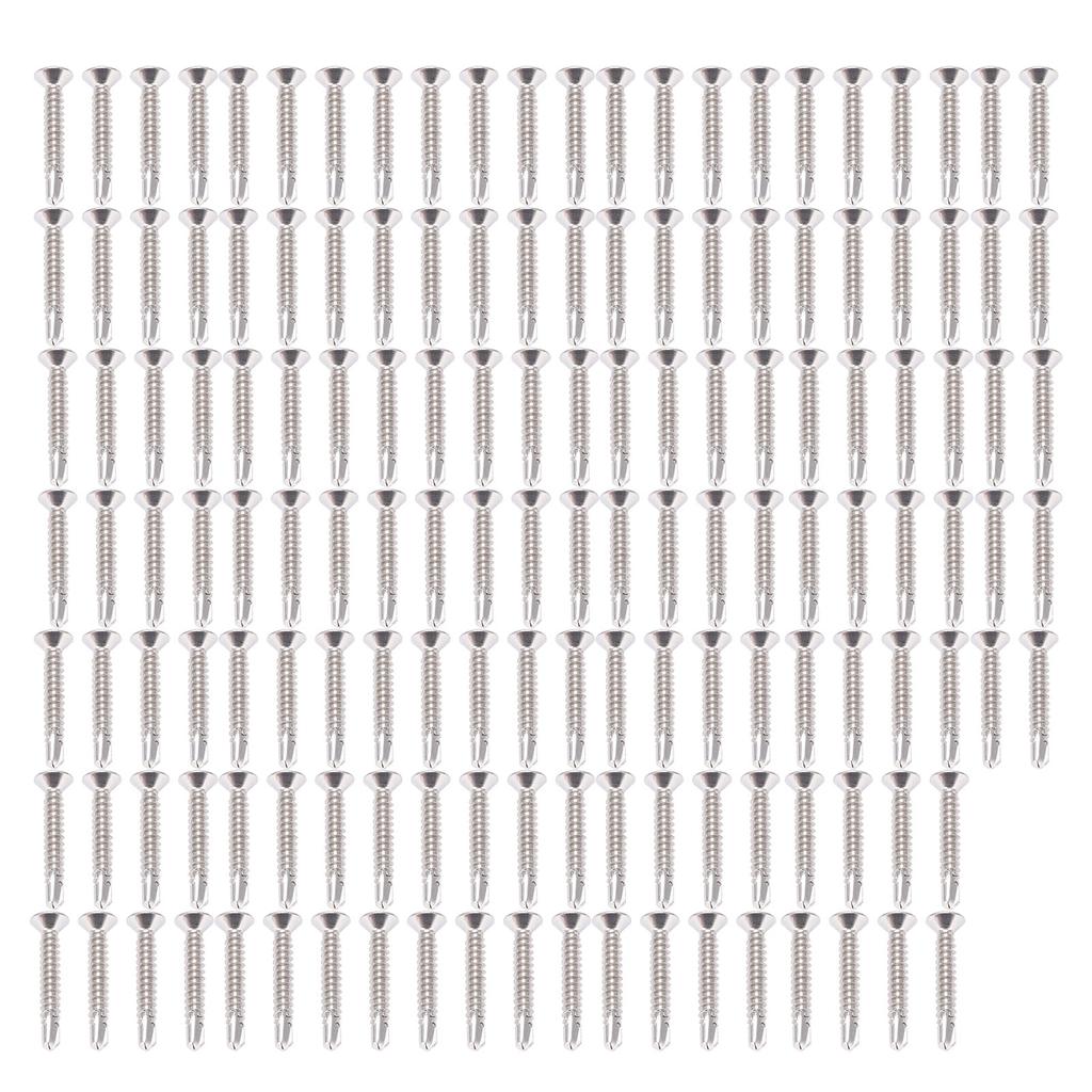 150 ΤΕΜ. Βίδες Τρυπανιού με Σταυροκεφαλή και Κωνική Κεφαλή 304 Ανοξείδωτο Ατσάλι Αντικατάσταση Βίδας Ονομαστική 32mm M4.8 16