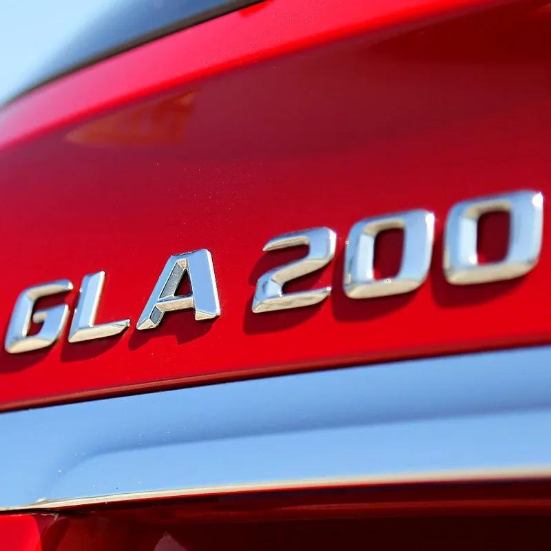 3D Black Letters Car Trunk GLA GLK 200 220 250 280 300 320 350 Logo Emblem Badge Sticker Auto Accessories