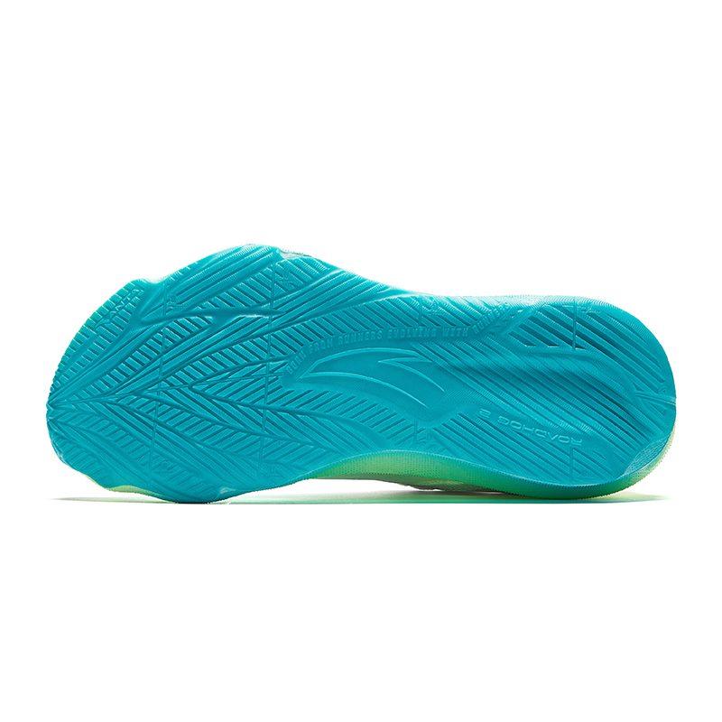 Anta Asphalt Road Dominator 2.0 Cushioning Slip Resistant Abrasion Resistant Low Top Running Shoes Men's White Green 912335590-7