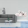 Guan Yin Swan Figurine Resin Sculpture Feng Shui Female Buddha Bird Statue Chinese Crafts for Indoor