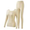 Women's Ultra-Thin Thermal Underwear Set: Skin Care Top & Bottoms for Autumn/Winter