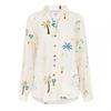 Never Fully Dressed Womens/Ladies Palm Print Lyocell Long-Sleeved Shirt