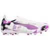 New PUMA Anti Slip Wear Resistant Soccer Shoes Unisex White Purple 108791-01