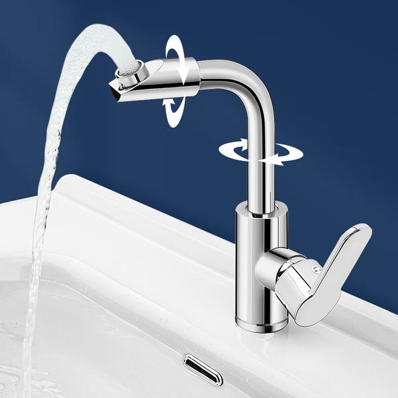 Waschbeckenarmatur für heißes und kaltes Wasser