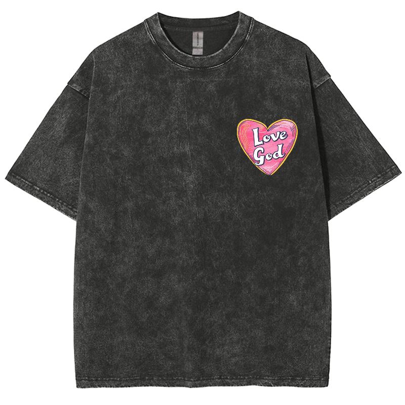 Minimalist Style Women's Oversized T-Shirt Vintage Washed Fabric High Quality Half Sleeve Everyday Casual Commuter Top