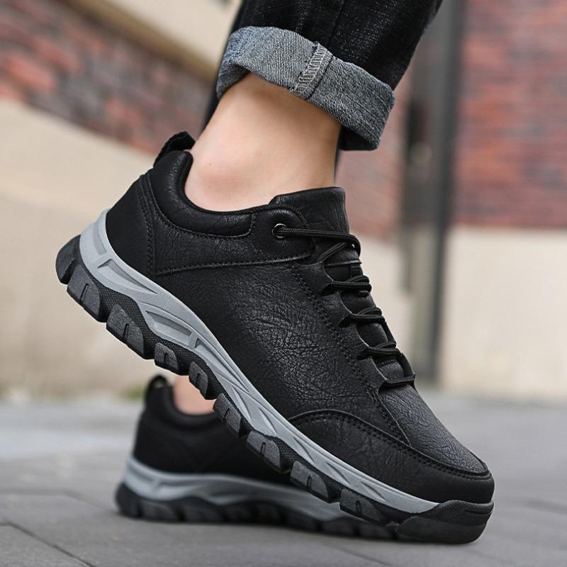 Fashion Men's Hiking Shoes Luxury Brand Casual Shoes Outdoor Non-slip Trekking Shoe Lace Up Vulcanized Shoes for Men Large Size Sneakers