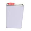 Empty Paint Can Metal 1L with Lid Rectangular Versatile Pail Storage Container for
