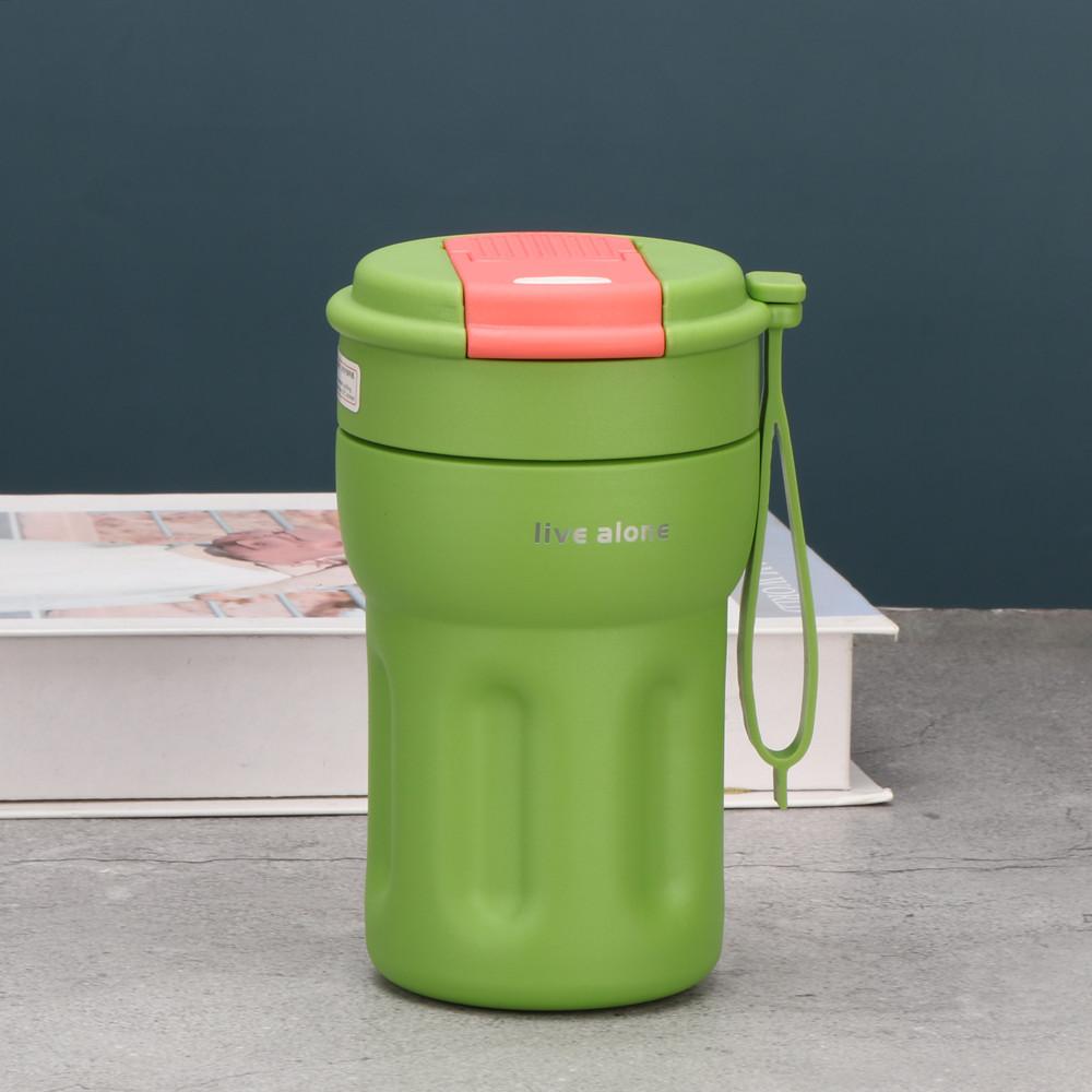 

Термос-чашка для женщин, новая, высокого уровня внешнего вида, чашка для воды, летняя, холодная, мужская, сопутствующая чашка для кофе, портативная чашка 400ml