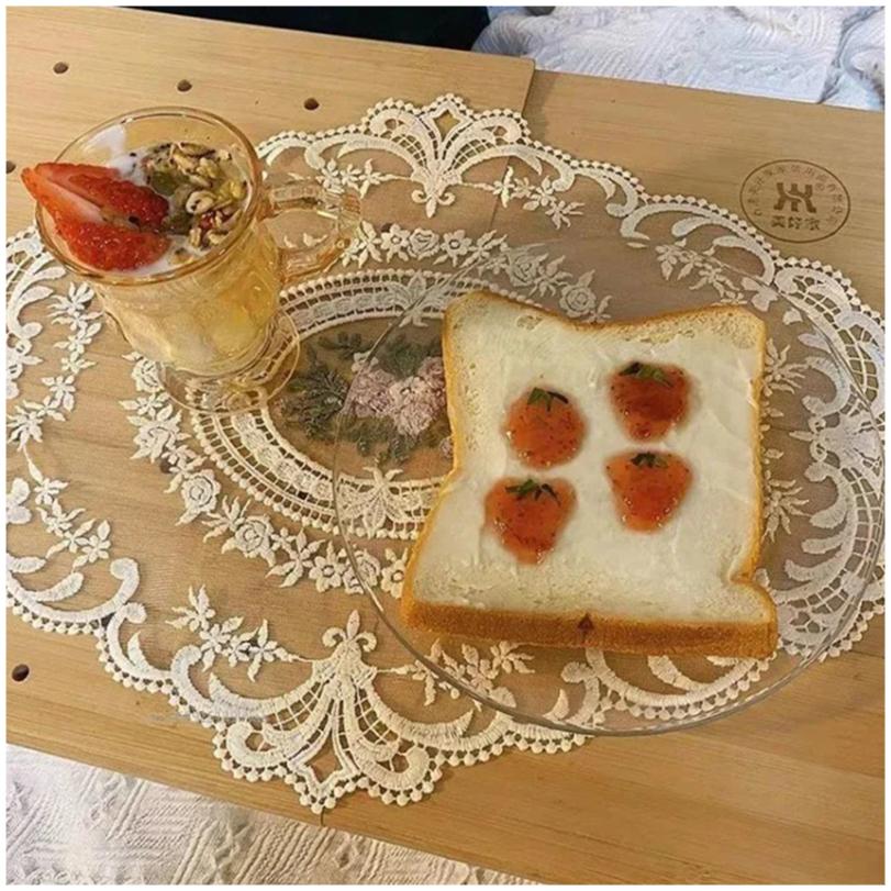 1PC Dinning Table Cover Embroidered Table Cloth Elegant Round Lace Tablecloth Coffee Coasters Napkin Party Wedding Decoration