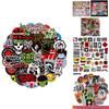 Music Bumper Stickers Waterproof Sticker Pack For Adults And Kids 100pcs