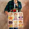 Women Canvas Shoulder Bag Shopper Bear Harajuku Casual Handbag Kawaii Eco Reused Large Capacity Travel  Tote Books Bag CLE