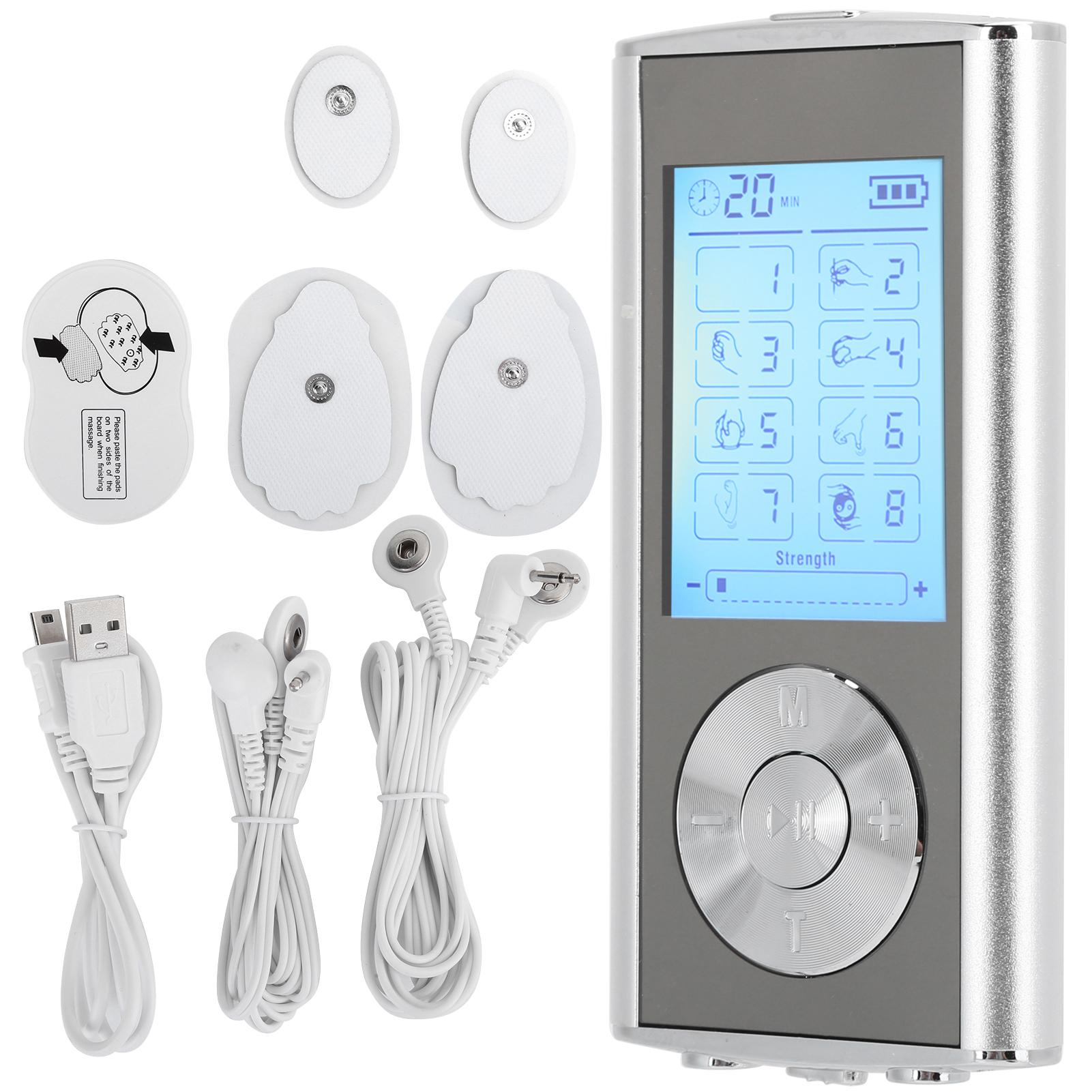 

Импульсный массажер EMS, стимулятор мышц для снятия боли, физиотерапевтический аппарат TENS US PLUG