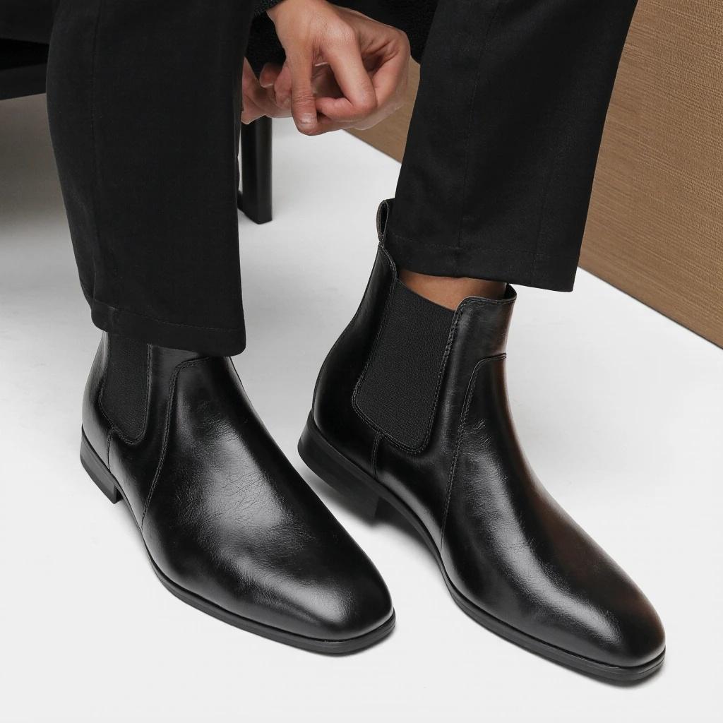 Chelsea Boots Men Fashion Brand Comfortable 2026 Chelsea Boots