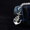 Gin No Anchor Silver Necklace Silver 925 Silver Hawaiian Jewelry Wheel Anchor Anchor Steering Wheel Rudder [Shinjuku Kura] (with Chain) Men's