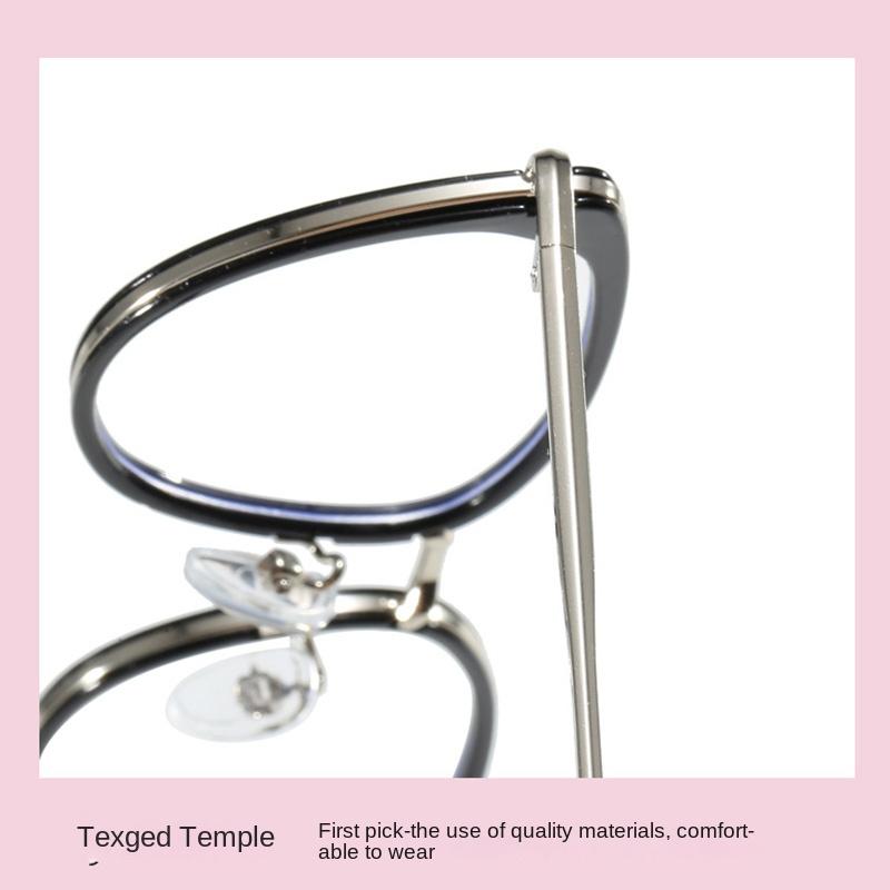 New Cat Eye Myopia Glasses for Women Blue Light Blocking Computer Eyewear Nearsighted Ladies Fashion Eyeglasses