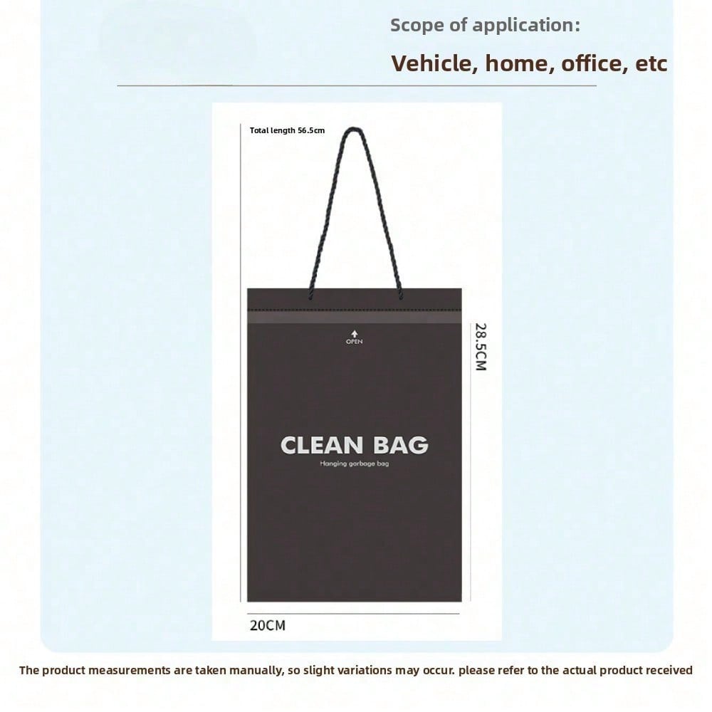 Thickened car garbage bag anti-leakage advanced sense can be hung garbage bag car cleaning bag hanging storage bag