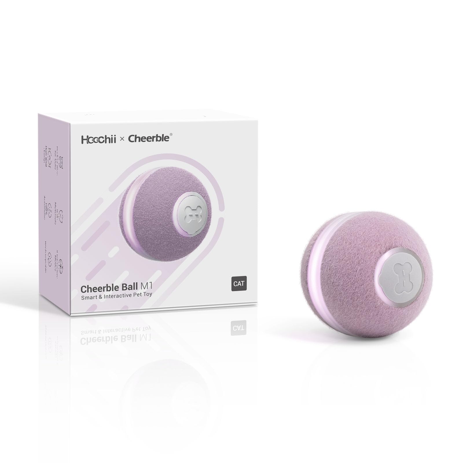 

Trueway Automatic Cat Toy Ball with 3 and Made from Natural USB and Includes a Perfect for Home Relieves and Satisfies Purple Modes Rolling, Shaking,