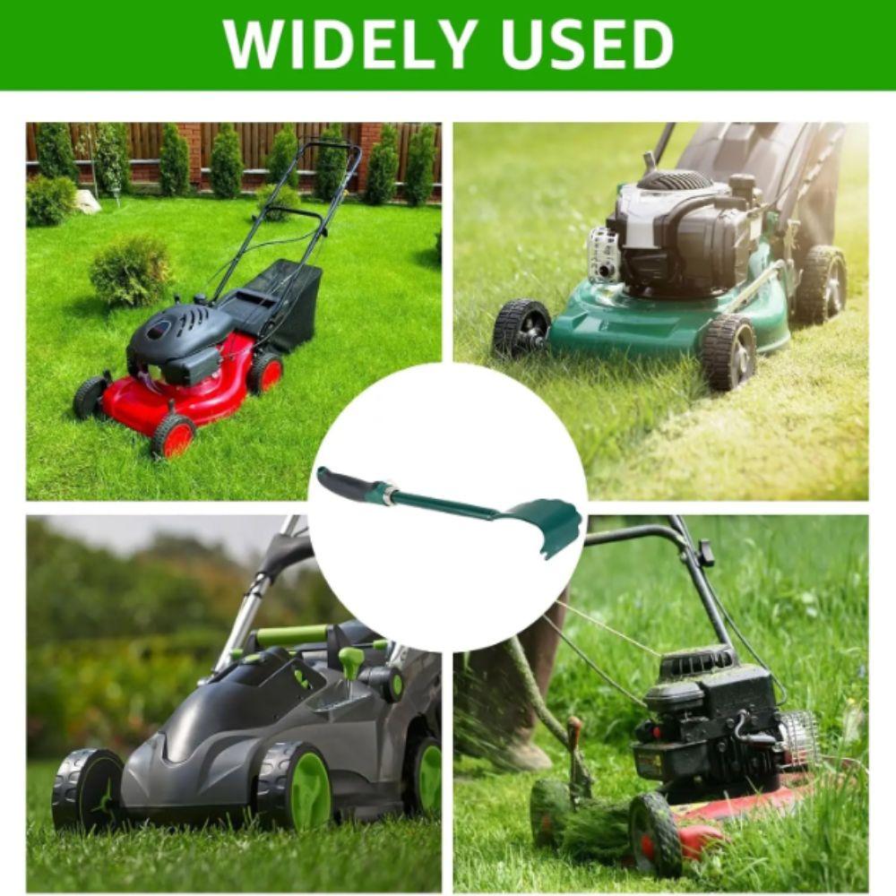 Rasenmäher-Reinigungsgerät aus Eisenkonstruktion Schwerlast-Rasenmäherreiniger Gartenwerkzeugpflege