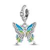 925 Silver Airplane Travel Graduate Charm Mum Love Angel Beads Fit Fashion Style Charm Bracelet Jewelry Making DIY Gift