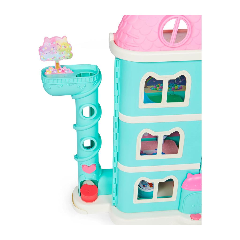 Domeček pro panenky Purrfect 2 8 3 2 s pro děti od 3 let a hračka (Gabbyin domeček pro panenky) Gabby's Dollhouse, figurky, nábytek, doplňky, balíčky, zvuk, nahoru,