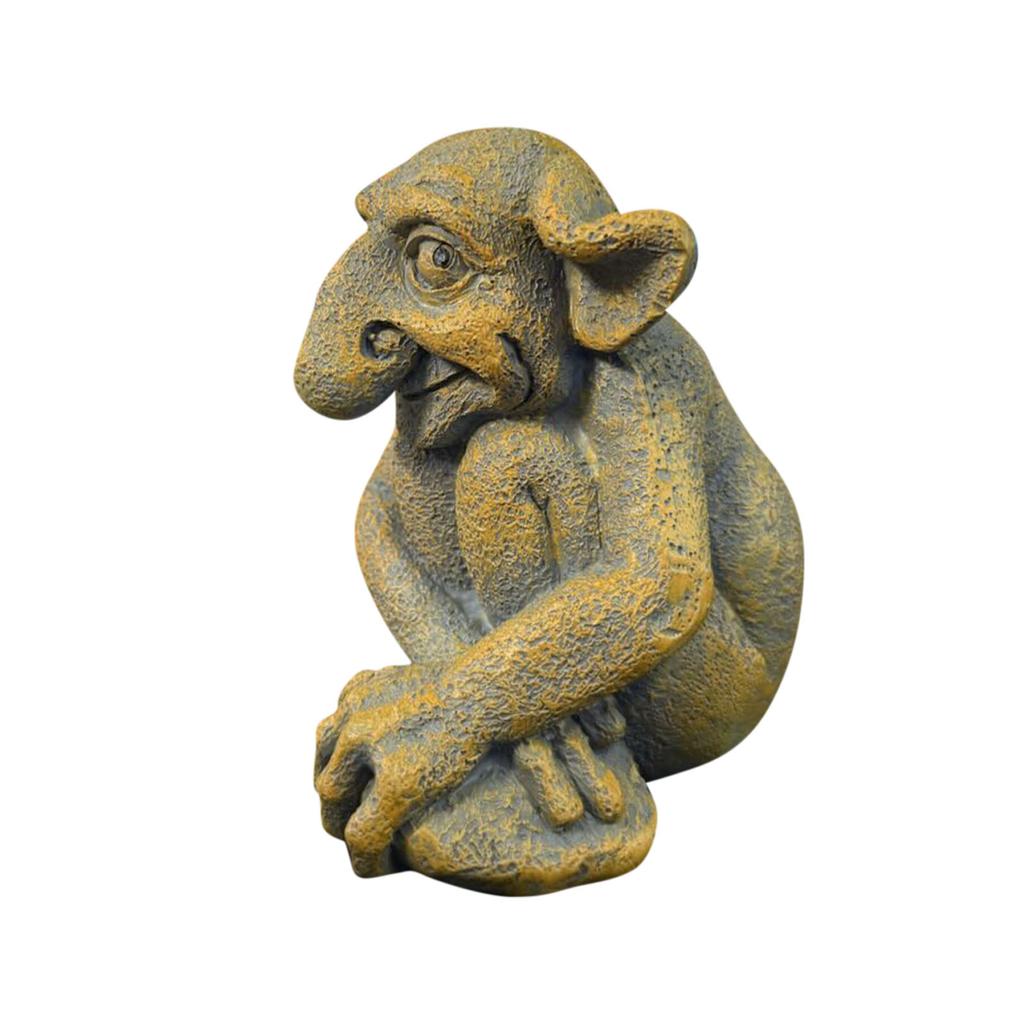 Gargoyle Statue Mischievous House Buddys Home And Garden Decoration