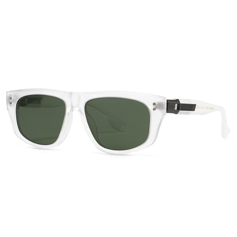 New fashion polygonal polarizing glasses men's high sense personality outdoor trend driving sunglasses