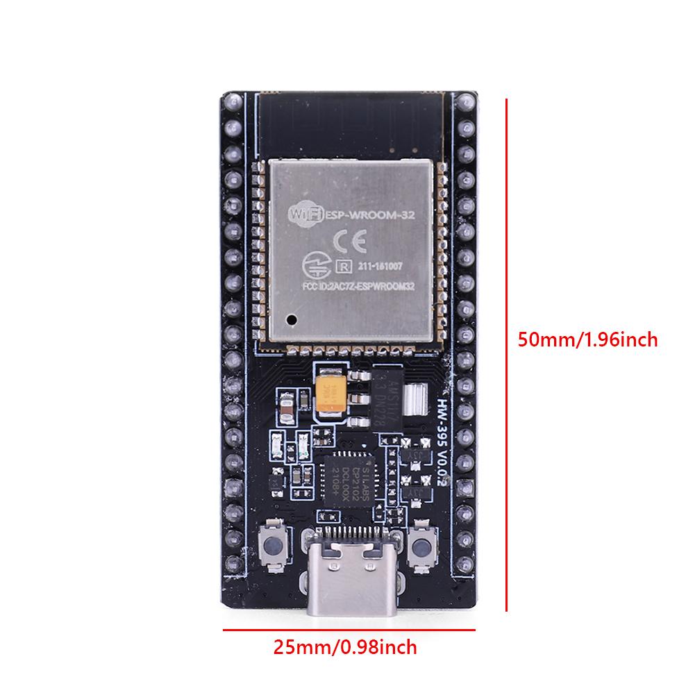 Placa de Desenvolvimento ESP32 TYPE-C/Micro-USB CH340C CP2102 ESP32 30PIN 38PIN Dual Core WiFi+Bluetooth ESP32-32 Módulo Sem Fio