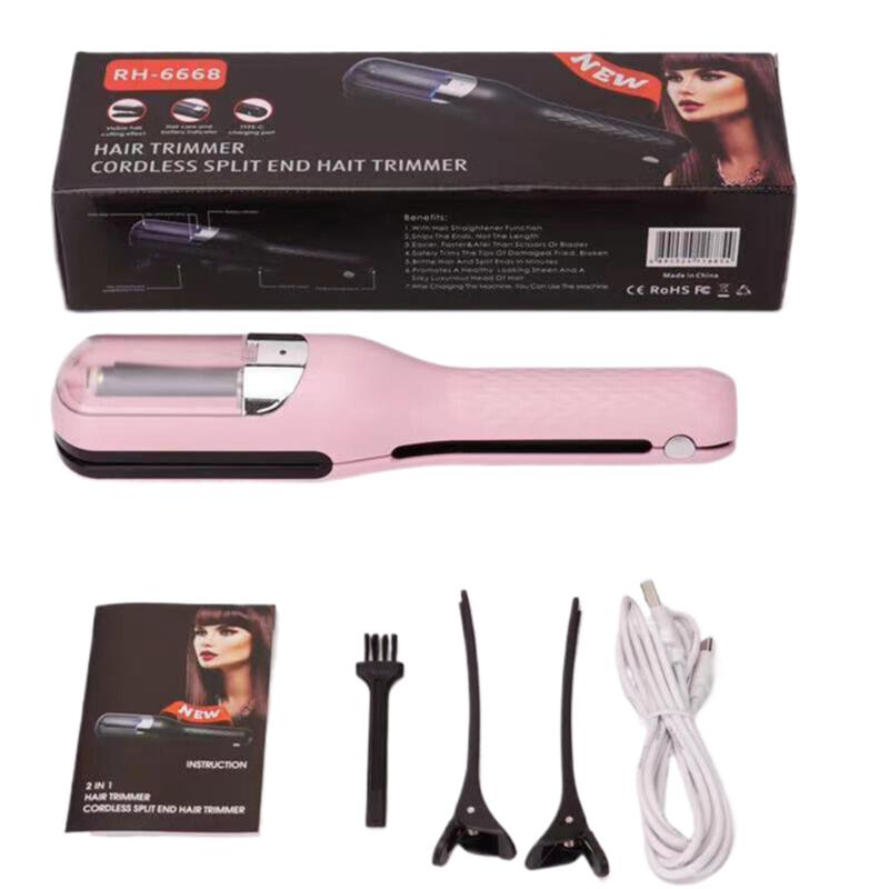 Multi-Function Electric Hair Trimmer Split End Trimmer Rechargeable Portable Home Automatic Hair Clipper