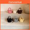 Leather Pu Chic Mini Water Bucket Bag For Kids In Adorable Colors Daily Outings