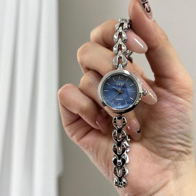 GEDI New Small Dial Bracelet Watch Fashionable Simple Stainless Steel Women's Quartz Watch Girl Watch Gift