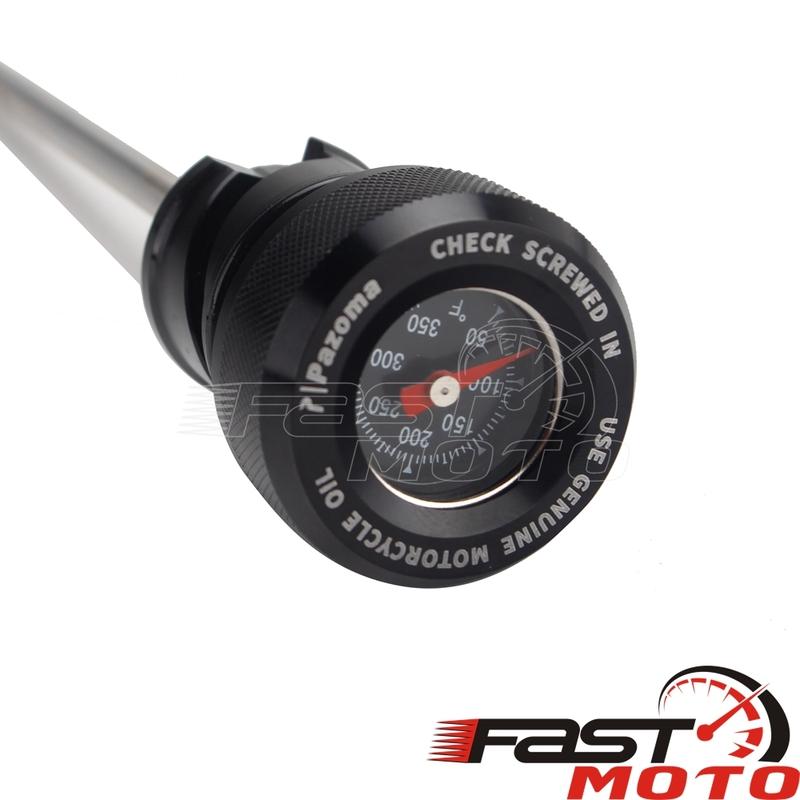 Motorcycle Oil Temperature Dipstick Oil Plug Temp Gauge Cap for Harley Softail Breakout FXBRS FXBR Deluxe FLDE Fat Street Bob