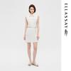 Women's Diamond Texture Sleeveless A-Line Cotton Dress