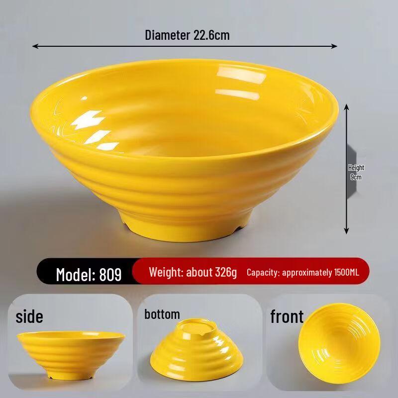 Melamine Threaded Noodle Bowl