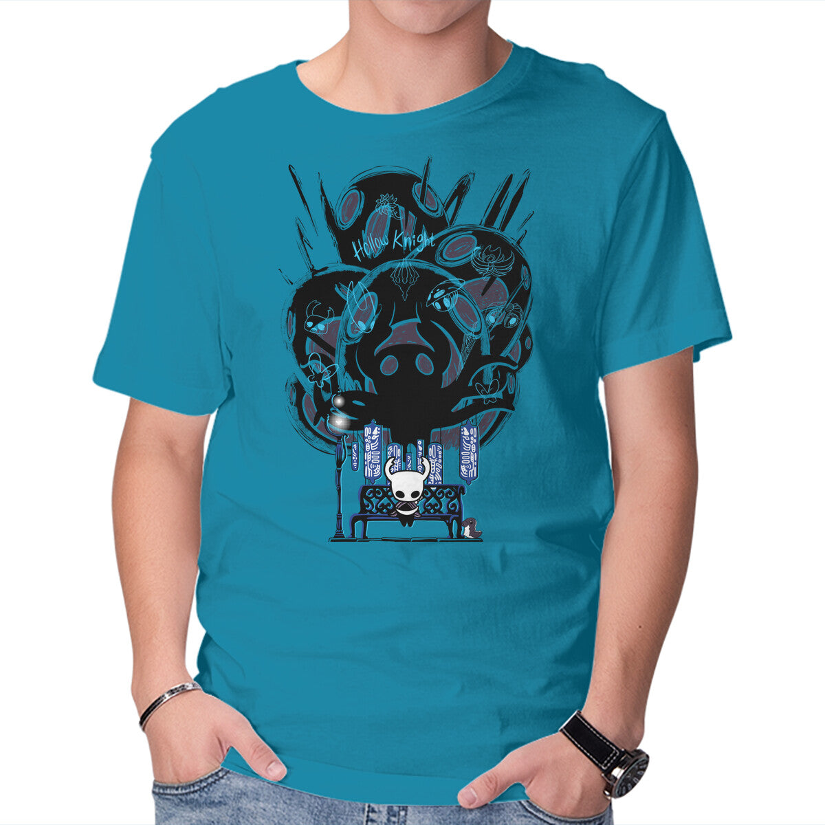 Unisex Crew Neck T-Shirt The Knight Hero Graphic Short Sleeve Casual Tee XL